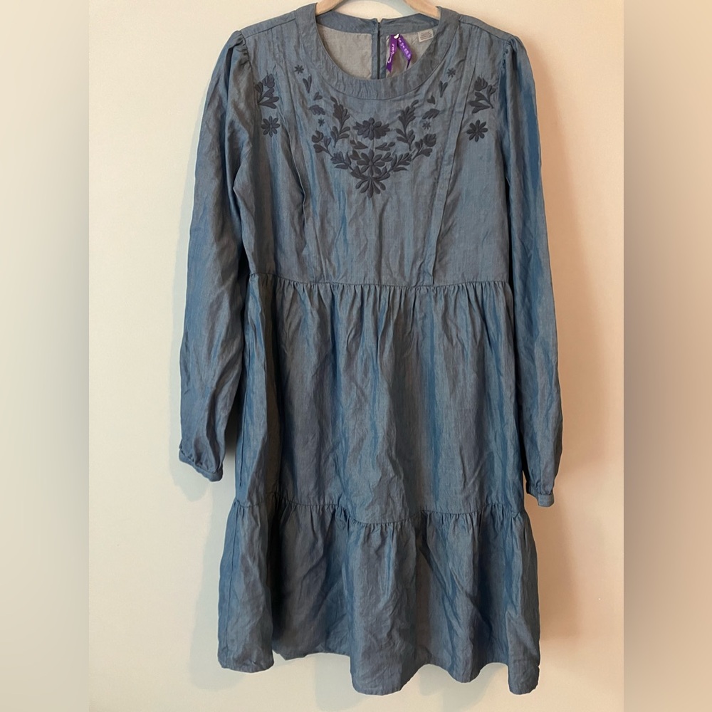 Seraphine Embroidered Nursing Dress